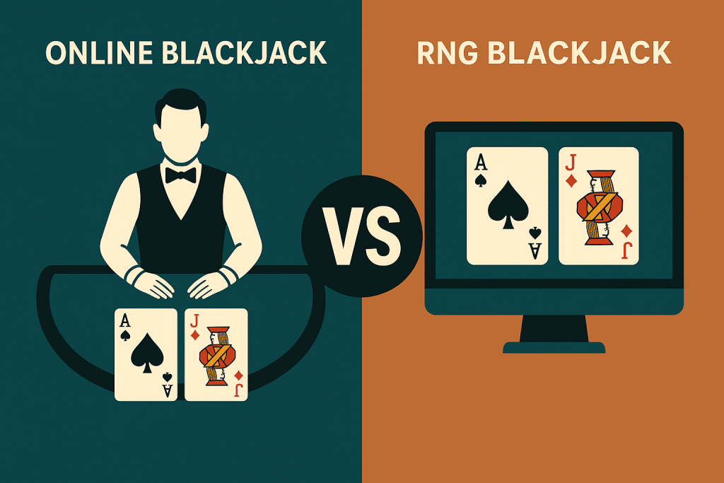 Online Blackjack vs RNG Blackjack